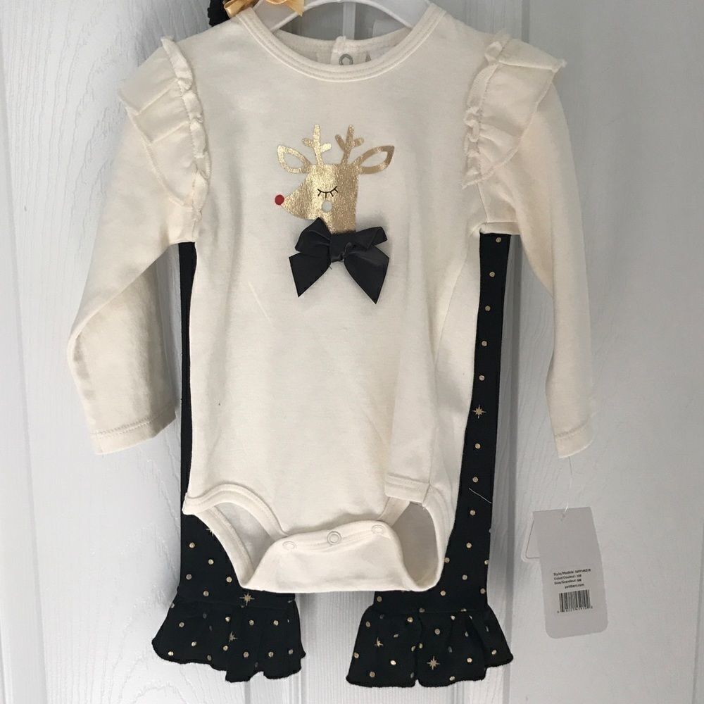 Petit Lem | Baby girl 4 piece set.